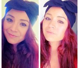 Solid black dolly bow headband